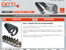 Tablet Screenshot of acm-vis-archimede.com
